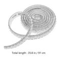thumbnail image 2 of HINTRMENT 2 Rolls Rhinestone Trim Strips for Wedding Dress with Faux Pearls 11.8X0.39X0.12In, 2 of 8