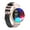pink, variant on Rainbuvvy DM70 Smart Watch 1.04 Inch AMLED for Android 8.0/iOS12 Women's Fashion Watch Gold Pink Leather Strap