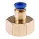 thumbnail image 1 of Accesorios neumáticos Push Push en conector 1/8 '' 1/4 '' 3/8 '' 1/2 '' M5 Hilo hembra-4 6 8 10 12 mm Conexión recta del tubo de aire, 1 of 7