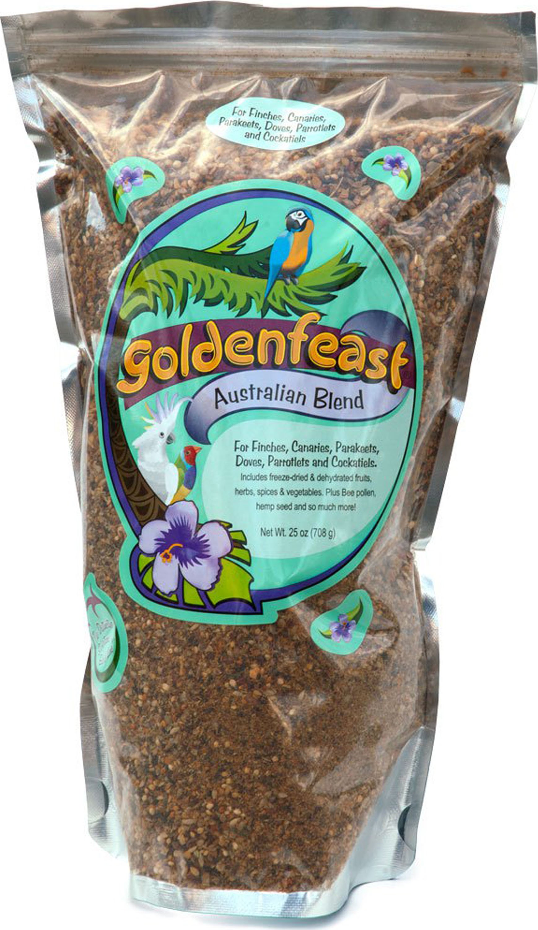 Goldenfeast VL Australian Blend Bird Food - 17.5 Lb Bag For Small/Medium Birds