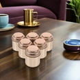thumbnail image 4 of ELAYARD Rose Tea Canisters Set of 6 Airtight Sealed Jars for Loose Leaf Tea Storage Compact Design, 4 of 6