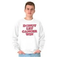 thumbnail image 5 of Donut Let Breast Cancer Win Women Crewneck Sweatshirt Brisco Brands S, 5 of 6