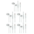 thumbnail image 3 of relayinert Metal Hifi Sounds Earbuds For PC Stable Comfortable To Wear Non-Loosing In-ear Wired Earphone Sports silver 5Set, 3 of 6