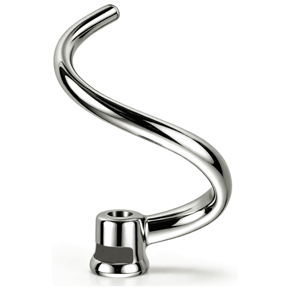 Spiral Dough Hook for KitchenAid 4.5-5 Qt Tilt-Head Mixers – Stainless Steel, Dishwasher Safe, Replaces K45DH, K45SS, KSM75, KSM90, KSM150