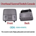 thumbnail image 3 of Interior Overhead Sunroof Switch Console For Hyundai Elantra 13-17 Map Lamp Dome Reading Light Overhead Console Lamp OEM 92800-4V000TX-grey, 3 of 6