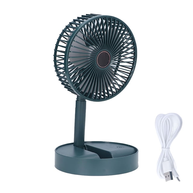 Ventilador de mesa almacenamiento plegable Ventilador de escritorio recargable de viento fuerte Carga USB para escritorio para exteriores para oficina para dormitorio ANGGREK Otros