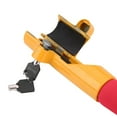 thumbnail image 7 of Domqga DSWL-01, Heavy-Duty Automotive Steering Wheel Lock Black/Yellow, 7 of 7