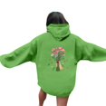 thumbnail image 1 of Sudadera con capucha Gotyou Lux de gran tamaño azul 2024 para mujer XXXL, 1 of 3