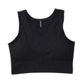 thumbnail image 1 of Señoras Tallas grandes Ropa interior deportiva Camiseta sin mangas Recorte Sin anillos de acero Sujetador Yoga Fitness Sujetador deportivo Fridja  nalpqowj36135, 1 of 7