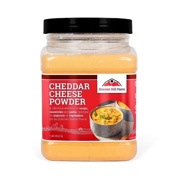 Hoosier Hill Farm Cheddar Cheese Powder, 1 lb Jar
