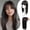 4#, variant on Hair Toppers for Women with Bangs 6.5"x6.5" Large Coverage, Realistic Scalp Hairs Pieces for Women with Thinning Hairs Synthetic Hairs Topper Wiglets Add Hair Volume 16inch