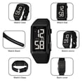 thumbnail image 7 of Square Men's and Women's Leisure Sports Digital Watch Multifunctional Sports Watch Digital Dial Waterproof LED Watch Fashion Minimalist Design, 7 of 7