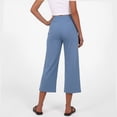 thumbnail image 2 of Posijego Womens Yoga Capri Pants Summer Loose Wide Leg Workout Cropped Pants Casual Capris Pants, 2 of 6
