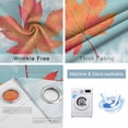 thumbnail image 2 of Fsddascl Orange Maple Leaves Blackout Curtains for Bedroom/Living Room, Thermal Insulated Kitchen Curtains, Fall Thanksgiving Blue Sky Cloudy Grommet Darkening Window Treatment Drapes 27.5"x39"x2, 2 of 6