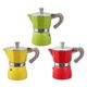 thumbnail image 3 of Aluminum Italian Moka Espresso Coffee Machine Filter Stove Pot 3 Cups(red), 3 of 4