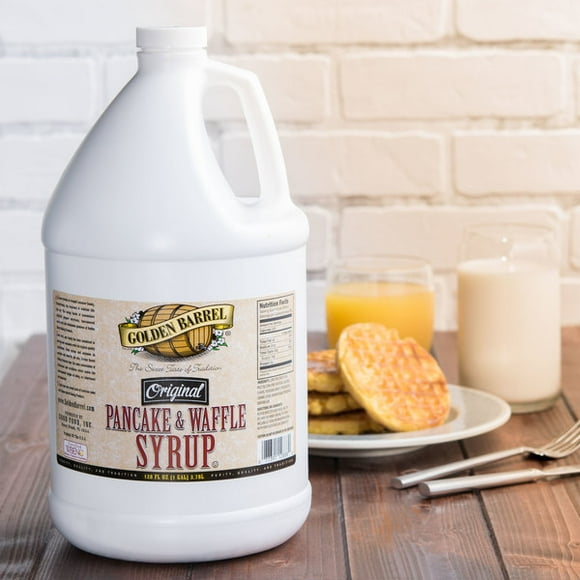 Golden Barrel Pancake and Waffle Syrup 1 Gallon Container