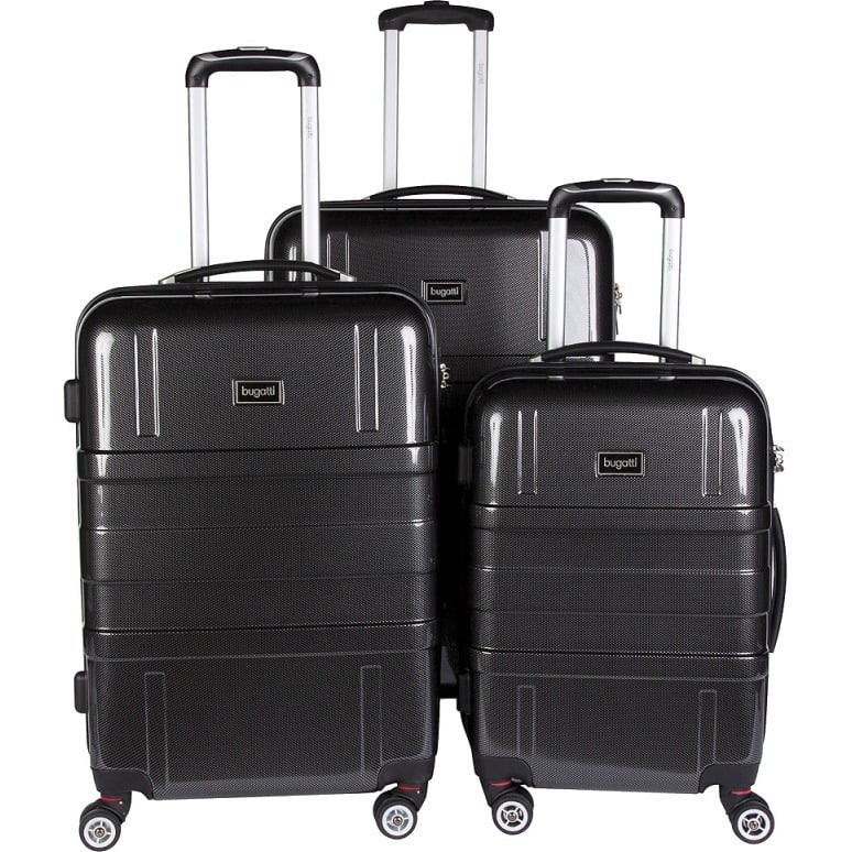 Bugatti Bugatti Hard Case Luggage Set Black