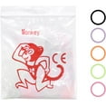 thumbnail image 1 of WWS-1 Pack(100 Pcs) Élastiques Dentaires Orthodontiques Jetables (Singe 3/8 Pouces-Multicolore), 1 of 4