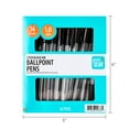 thumbnail image 6 of (2 pack) Pen+Gear Ballpoint Stick Pens, 1.0 mm, Black, 36 Count, 6 of 8