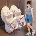 thumbnail image 1 of Sandalias para niñas, deportivas de verano, con punta abierta, suela blanda, zapatos de playa para niños, zapatos para niñas grandes, zapatos para estudiantes, 1 of 5