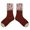 Wine, variant on Xijirk Fringe Lace Crew Socks Color Block Cotton Ankle Socks Size:5-8 Years