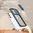 thumbnail image 5 of for Samsung A05s Case, Shockproof Rugged Samsung Galaxy A05s Phone Case, with Sliding Camera Cover, Drop Protection Crystal Clear Back Case Clear for Galaxy A05s, Navyblue, 5 of 6