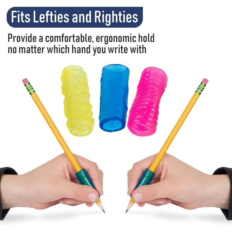 The Pencil Grip, 12-Pack Extreme Gel Grippers, Assorted Colors