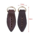 thumbnail image 4 of perfeclan Leaf Shape Zipper Pull Tabs Zip Pullers Zipper Heads Zipper Pull Zipper Tags for Boots Purse Clothes Suitcase Garment Coffee, 4 of 9