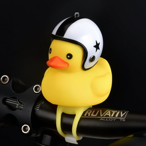 Wind breaking Duck Road Bicycle Bell Little Duck Yellow Duck Helmet Children Riding with Helmet Horn Light