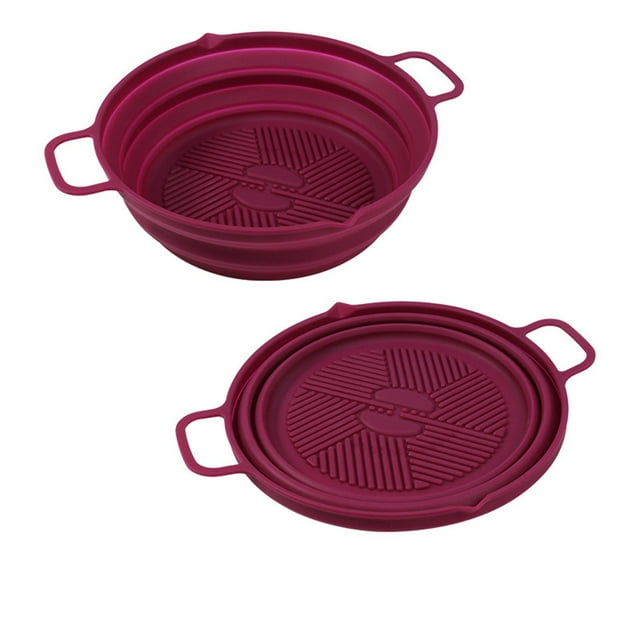 Plateau de Cuisson Daily Qaailabf de 7,5 Pouces Pliable Multifonctionnel Plateau Antiadhérence Plateau de Cuisson Tapis de Cuisson de Qualité Alimentaire