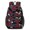 Pioneer Flower Floral Print Pattern, variant on Pioneer Flower Floral Print Pattern 17" School Backpacks for Teens,Waterproof Oxford Fabric,S-Shape Padded Straps for School,Travel,Hiking,Camping