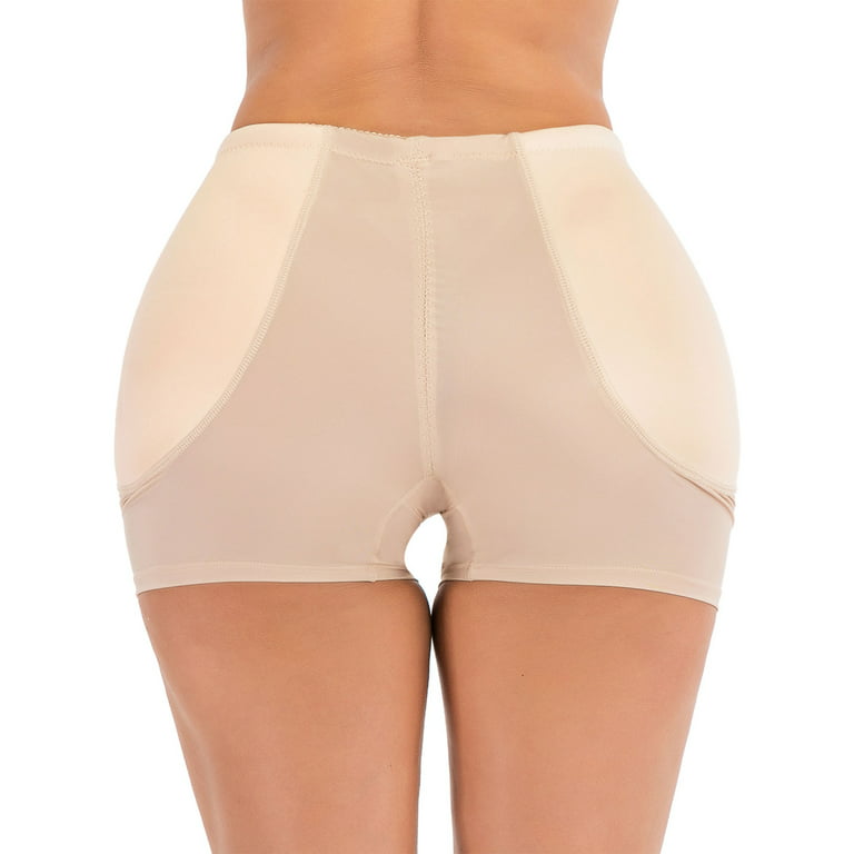 SAYFUT Womens Hip Enhancer Pads Shapewear Butt Lifter Mid Waist Shapewear  Seamless BoyShorts Panties