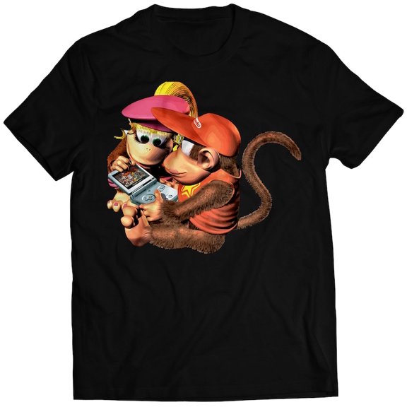 Didy & Dixi Playing DKC2 Premium Unisex T-shirt (vectorized Design)