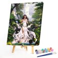thumbnail image 2 of Kits de pintura al óleo de chica duende del bosque por números manualidades DIY dibujo para colorear decoración del hogar Hugtrwg Para estrenar, 2 of 9