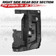 thumbnail image 3 of A & UTV PRO Rear Box Section for 2018-2023 Polaris RZR XP 1000/ XP 4 1000 / XP Turbo/XP 4 Turbo, Combined Storage Carrier Luggage Rack Accessories, Replace # OEM 5454270, Right Side, RH,Black, 3 of 8