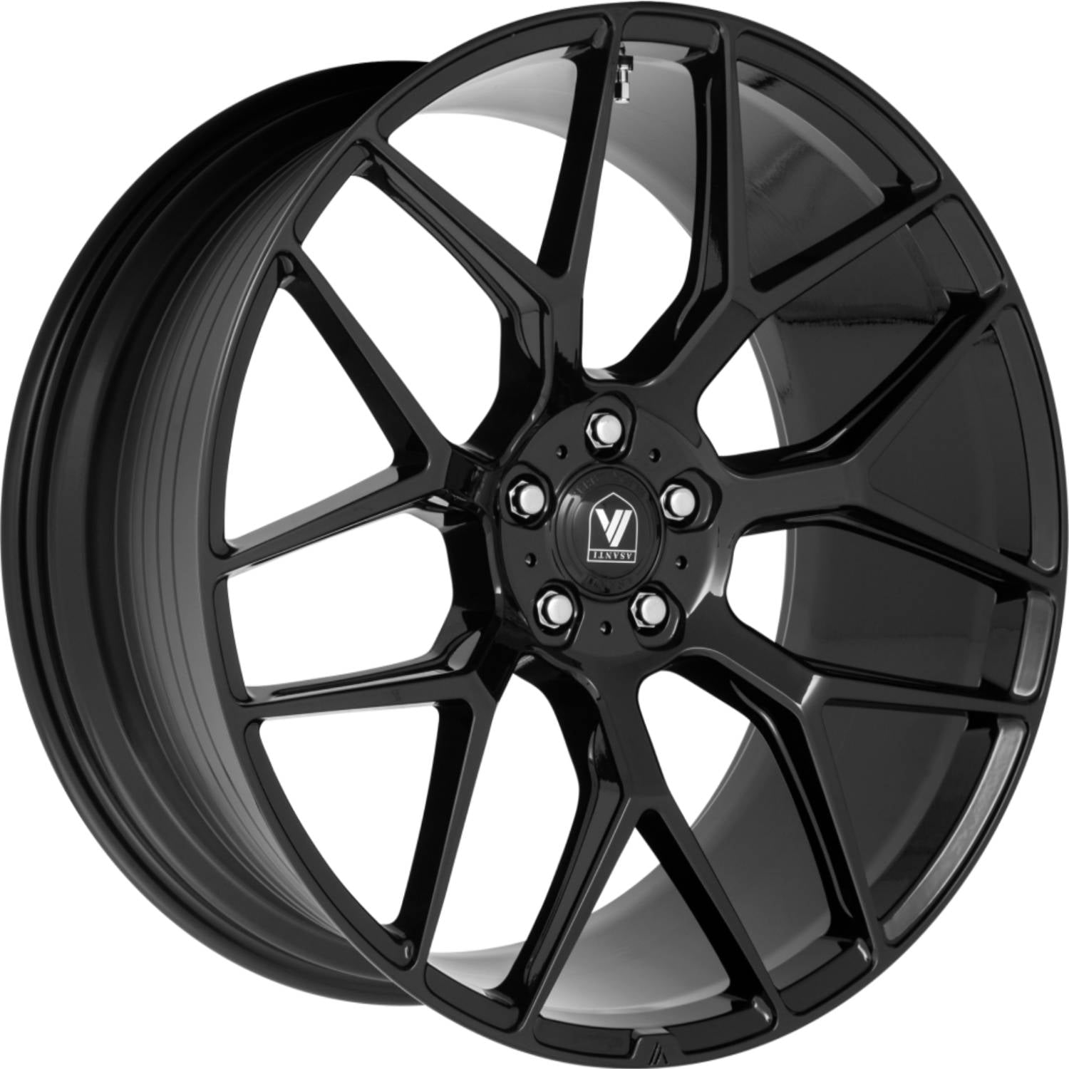 Asanti Black Abl-27 Dynasty 20x10.5 5x120 38et Gloss Black wheel ...