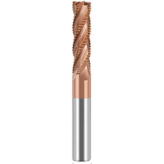 Gamvdout CNC Roughing End Mill Carbide HRC55 4 Flutes Tungsten Steel Milling Cutter 6mm 8mm 10mm 12mm CNC Milling Tools Router Bits