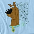 thumbnail image 2 of Scooby Doo Evolution of Scooby Doo Women's T Shirt, Light Blue, Small, 2 of 6