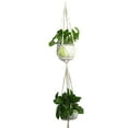 thumbnail image 3 of Visland Macrame Plant Hangers , Handmade Cotton Rope Hanging Planters Set Flower Pots Holder Stand for Indoor Outdoor Boho Home Decor, 3 of 8