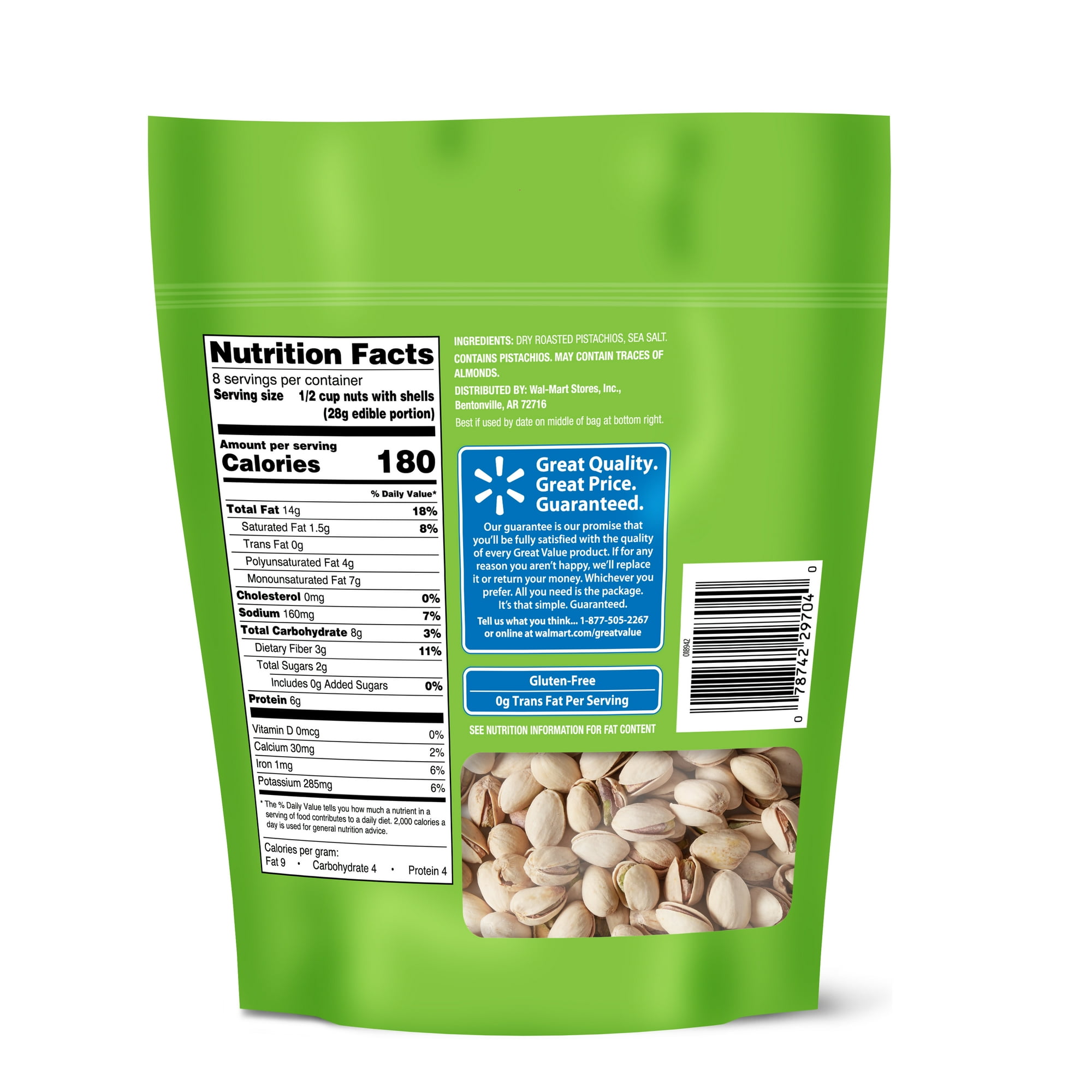 Roasted Salted Pistachios Nutrition Info Besto Blog