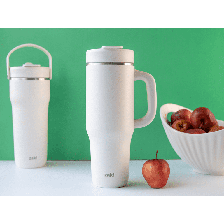 Zak Designs Harmony 2-in-1 Coffee Tumbler for Travel or At Home