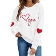 thumbnail image 3 of TaTaai Hoodies Shirts for Women Early Fall Long Sleeve Tops Vintage Graphic Outfits Tops Fashion Pullover Tees Gift, 3 of 9