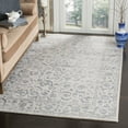 thumbnail image 2 of SAFAVIEH Glamour Beaumont Floral Area Rug, Silver/Ivory, 5' x 8', 2 of 8