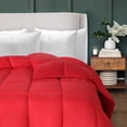 thumbnail image 5 of 300GSM Lightweight Comforter All Season Down Alternative Bed Comforter 100 % cotton quality size Twin/Twin XL (68" x 90" - 64 oz Fill) Color Red, 5 of 5