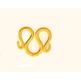 thumbnail image 2 of Fermoir Plaqué Or BAHT 22K 24K Taille m 14 mm pour Collier, 2 of 2