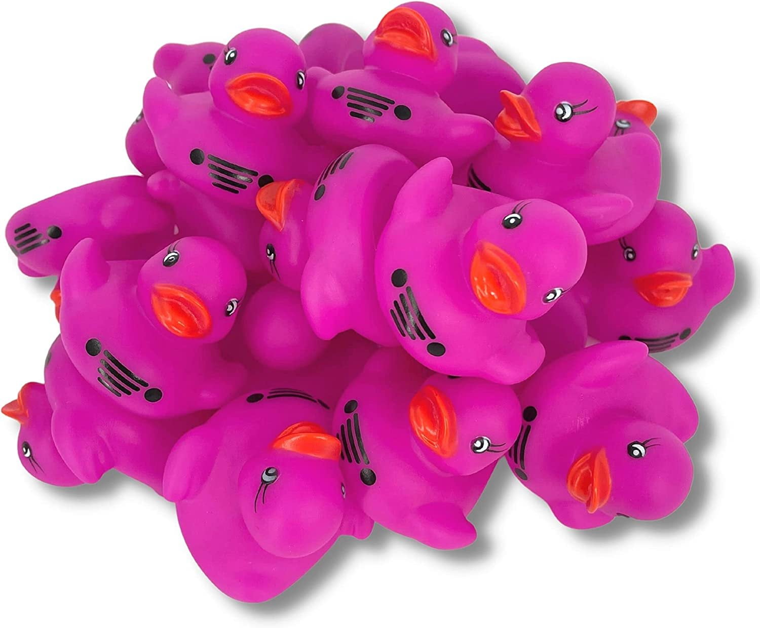 You've Been Ducked Rubber Ducks Bulk 20 Pack Rubber Ducky 2.25 inches