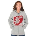 thumbnail image 3 of Ohio Shaped State Pride Buckeye Leaf Zip Up Hoodie Men's Women's Brisco Brands M, 3 of 6