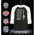 thumbnail image 2 of Shop4Ever Men's I May Be Old But I Got to See All The Cool Bands Raglan Baseball Shirt XX-Large Black/White, 2 of 4