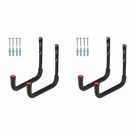 4x Kayak Racks Heavy Duty Wall Mounted Kayak Storage Hooks Kayak Storage Hangers for Canoe Kayak Garage Paddle Board