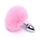 thumbnail image 5 of White Tapón anal de cola de conejo Tapones anales de metal Masajeador personal Juguete para hombres y mujeres, 5 of 5